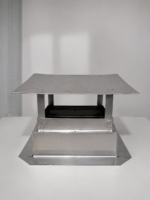 Chimney Top Flat Cowl - Stainless Steel