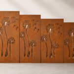 Corten Dandelion Panels