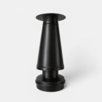 Woodheater Rocket Cowl (8" Inner –12 Outer") With Chinaman Hat - Black