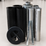 6'' Universal Flue System with Club & Round Decorative Shield