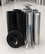 6'' Universal Flue System with Club & Round Decorative Shield