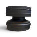 Matt Black Wind Rim Cowl (10" Inner –14 Outer")
